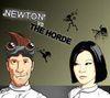 Car�tula oficial de de Newton Vs The Horde WiiW para Wii