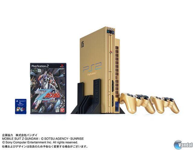 PlayStation2 Z Warriors Gundam Gold Pack (SCPH-55000 GU)