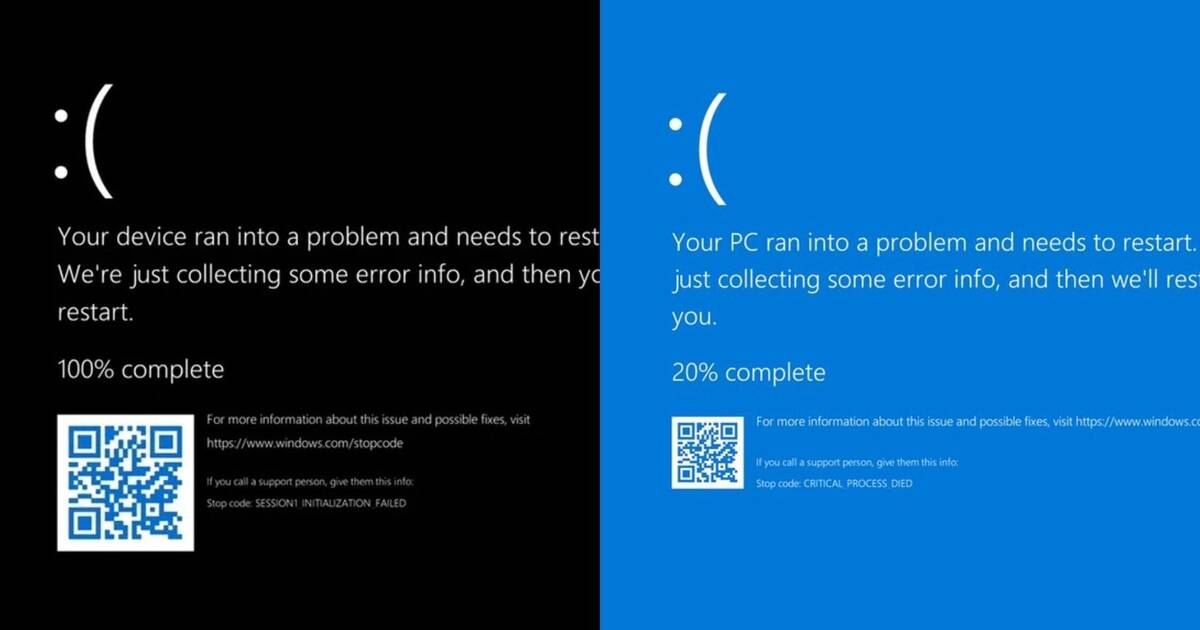 La pantalla azul de la muerte en Windows 11 ahora será negra 4 20217516581945 1