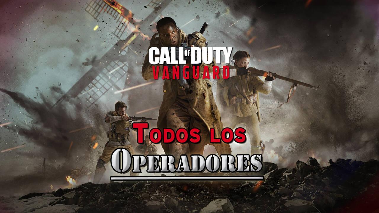 Call Of Duty Vanguard Todos Los Operadores Y C Mo Conseguirlos