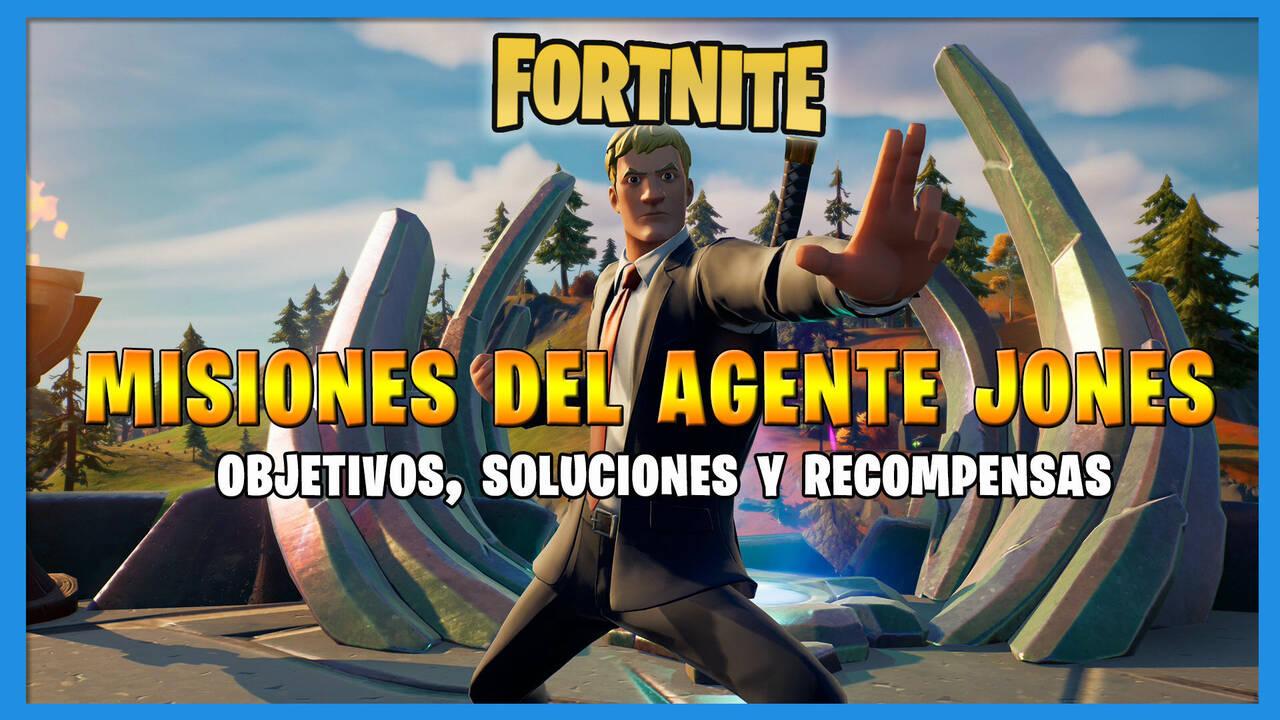 Fortnite todas las misiones del Agente Jones y cómo completarlas