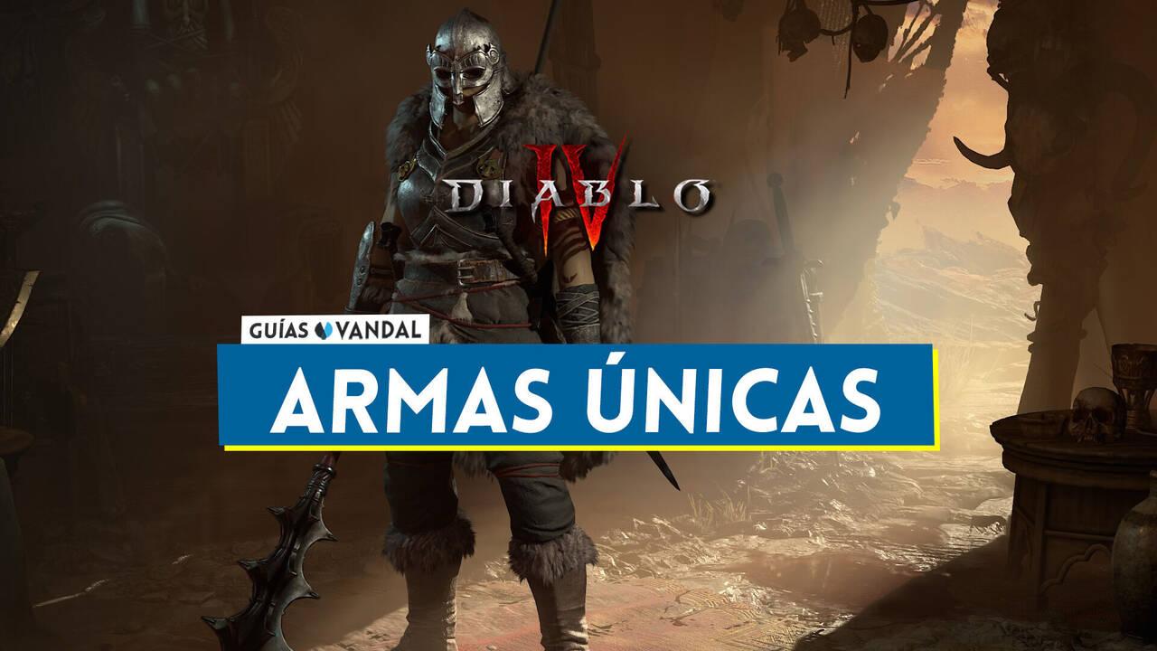 Diablo 4 TODAS las armas únicas y míticas de cada clase