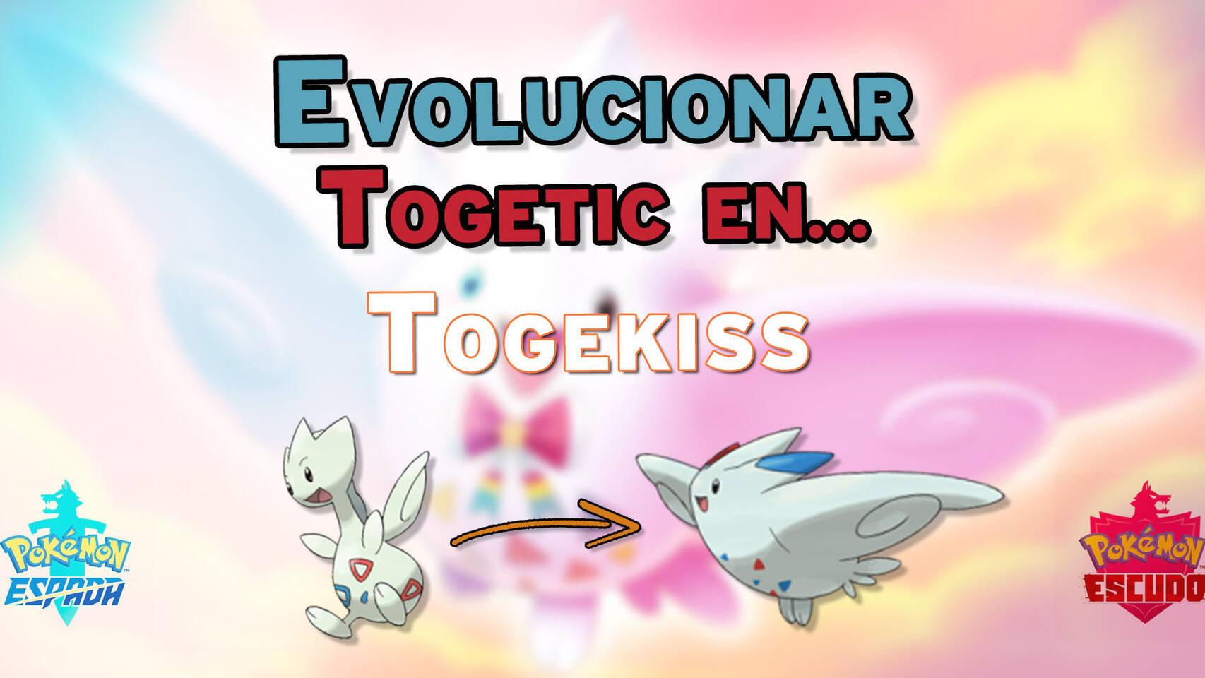 Cómo evolucionar a Togepi en Togetic y Togekiss en Pokémon Espada y