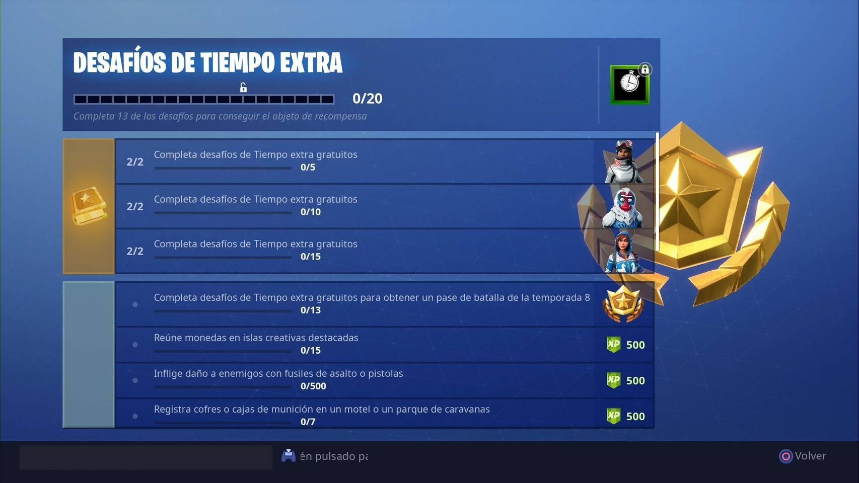 Fortnite Gu A De Desaf Os Tiempo Extra Consigue Gratis El Pase De