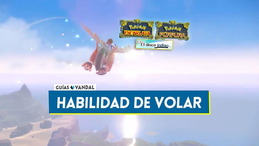 Pokémon El disco índigo Cómo desbloquear la habilidad de volar con