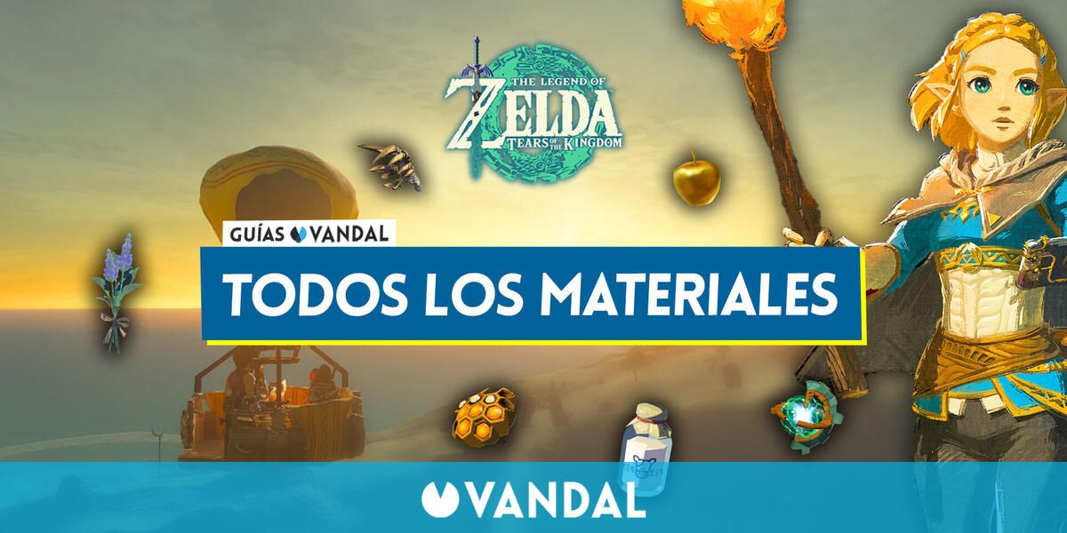 TODOS los materiales y cómo conseguirlos en Zelda Tears of the Kingdom