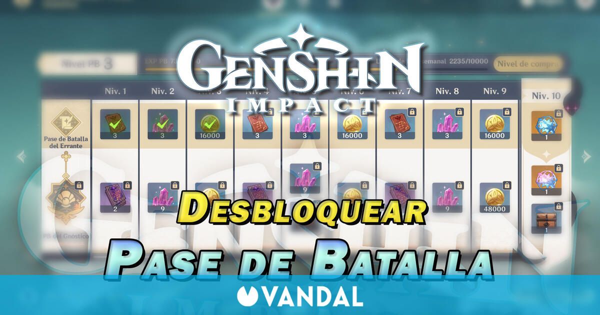 Pase De Batalla De Genshin Impact C Mo Desbloquearlo Precio Y Recompensas