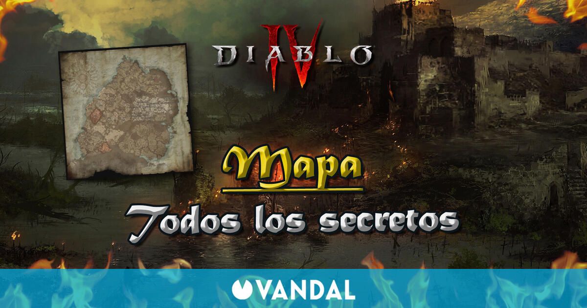 Mapa Interactivo De Diablo 4 TODOS Los Cofres Eventos Zonas Y Secretos