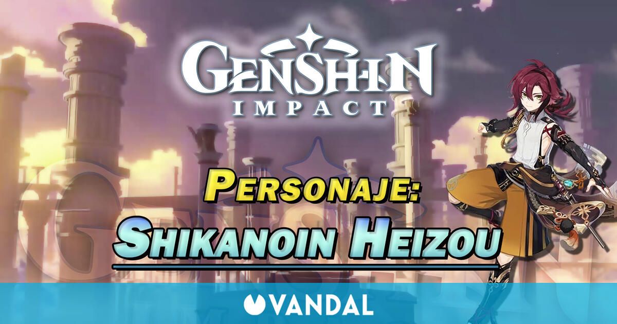 Shikanoin Heizou en Genshin Impact Cómo conseguirlo y habilidades