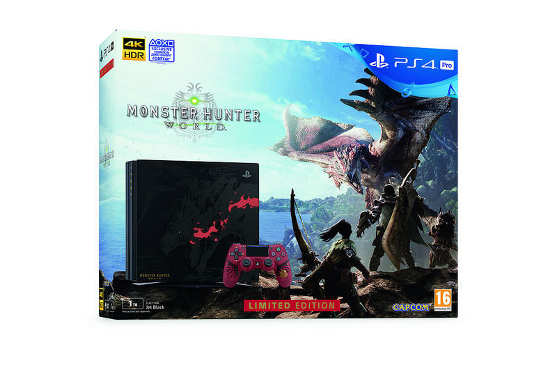 La PS4 Pro limitada de Monster Hunter World llegará el 26 de enero