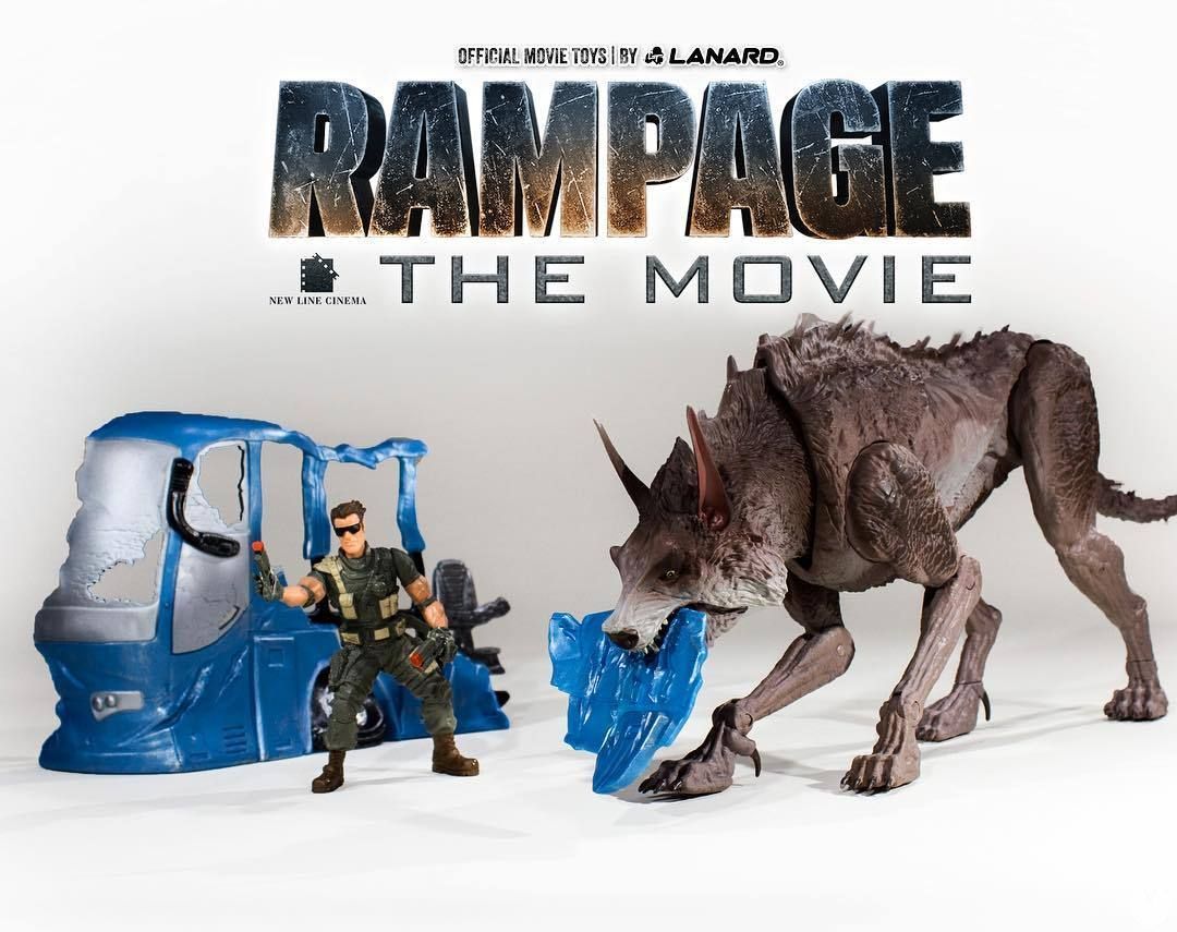 Los monstruos de Rampage tendrán sus propias figuras de acción
