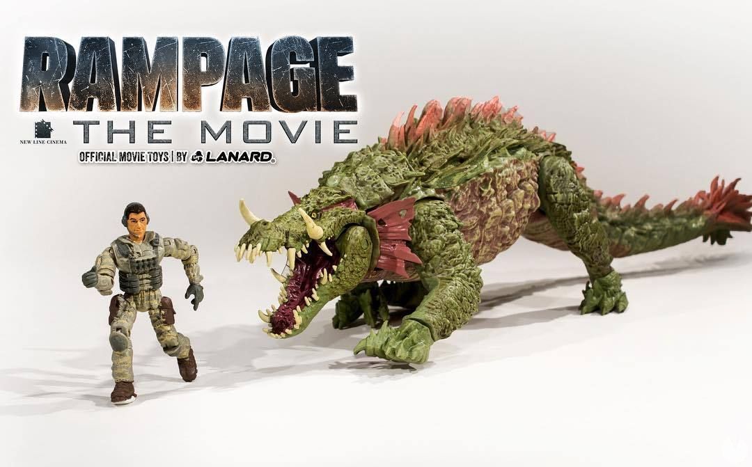 Los monstruos de Rampage tendrán sus propias figuras de acción
