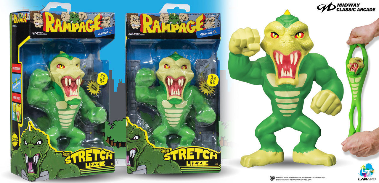 Los monstruos de Rampage tendrán sus propias figuras de acción