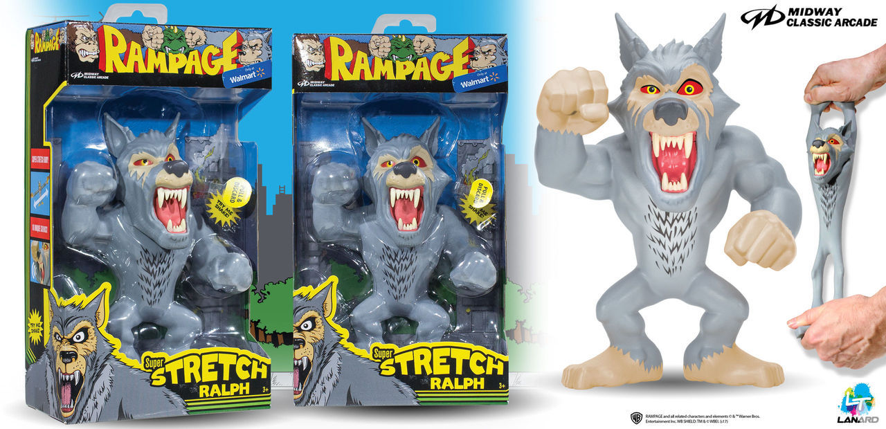 Los monstruos de Rampage tendrán sus propias figuras de acción
