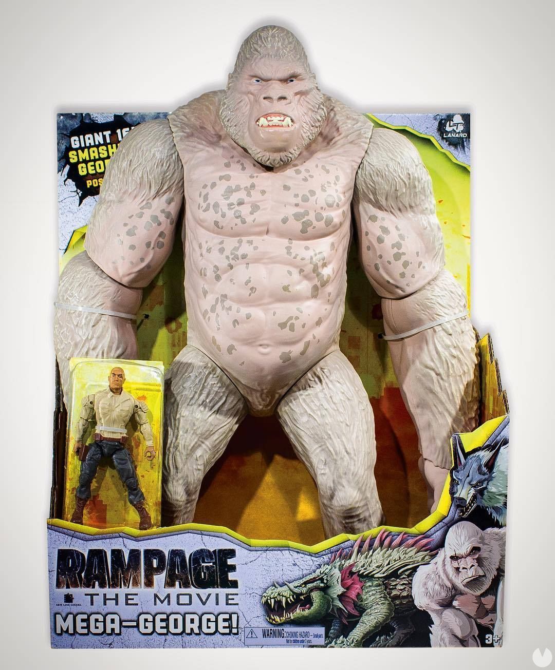 Los monstruos de Rampage tendrán sus propias figuras de acción