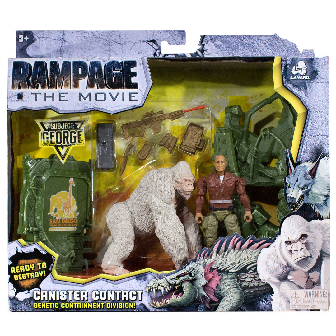Los monstruos de Rampage tendrán sus propias figuras de acción