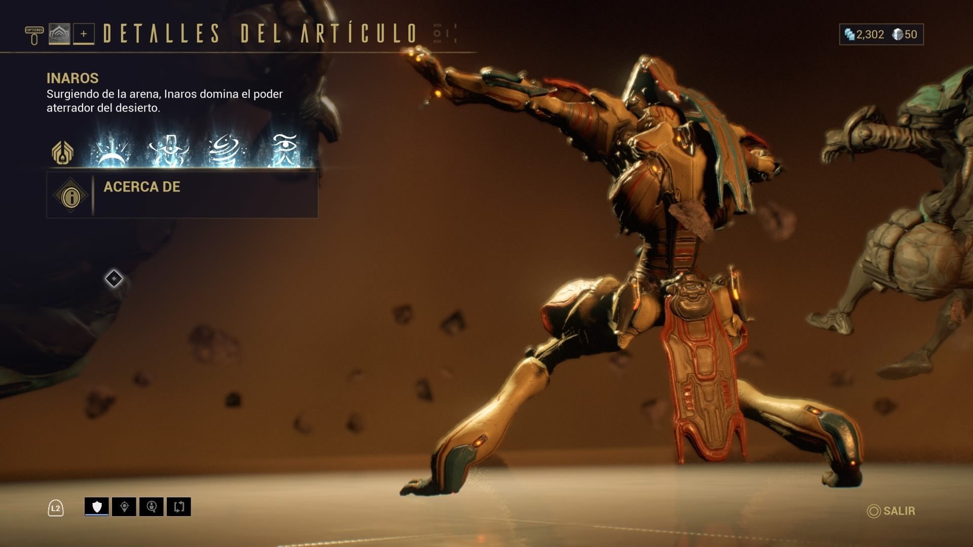 Warframe Inaros cómo conseguirlo planos requisitos y estadísticas