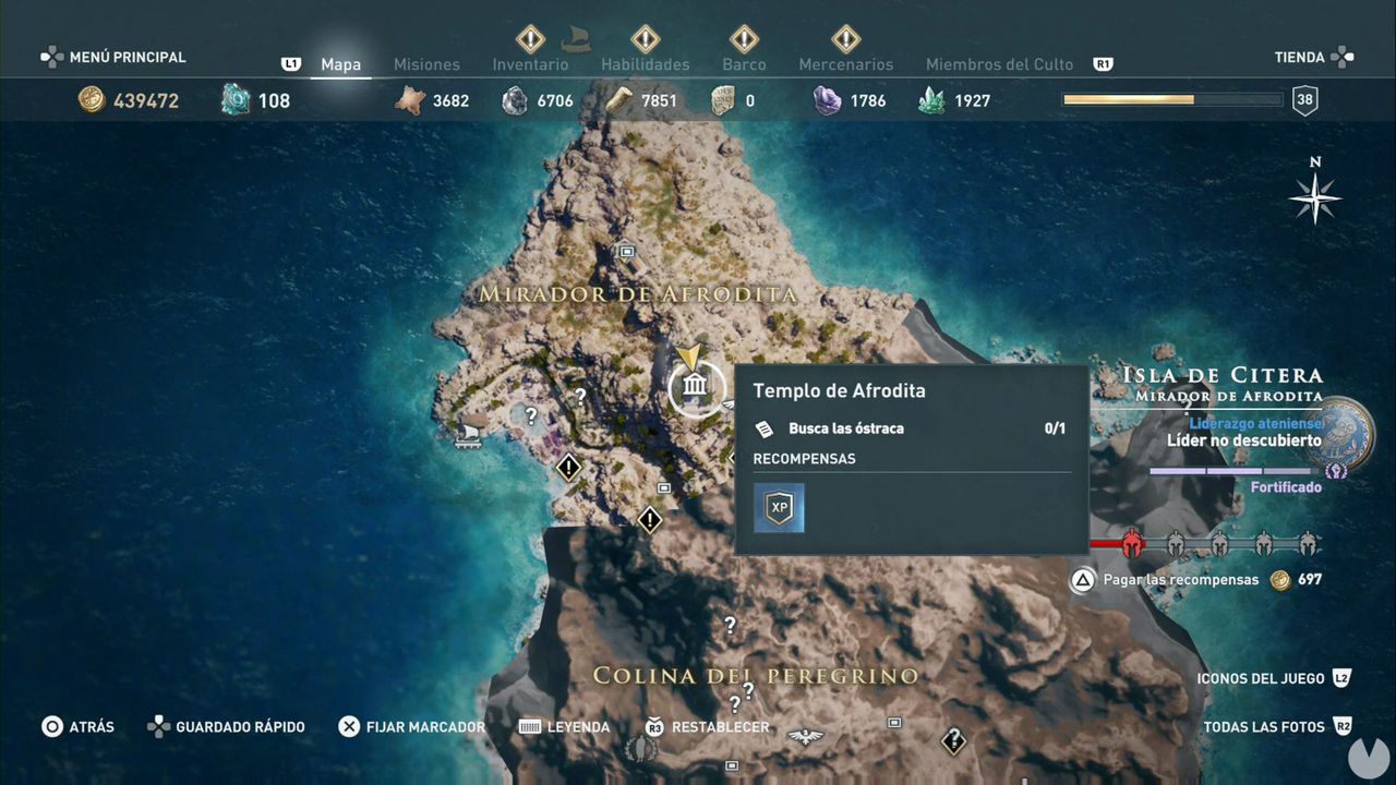 Isla De Citera En Assasin S Creed Odyssey Todas Las Ubicaciones