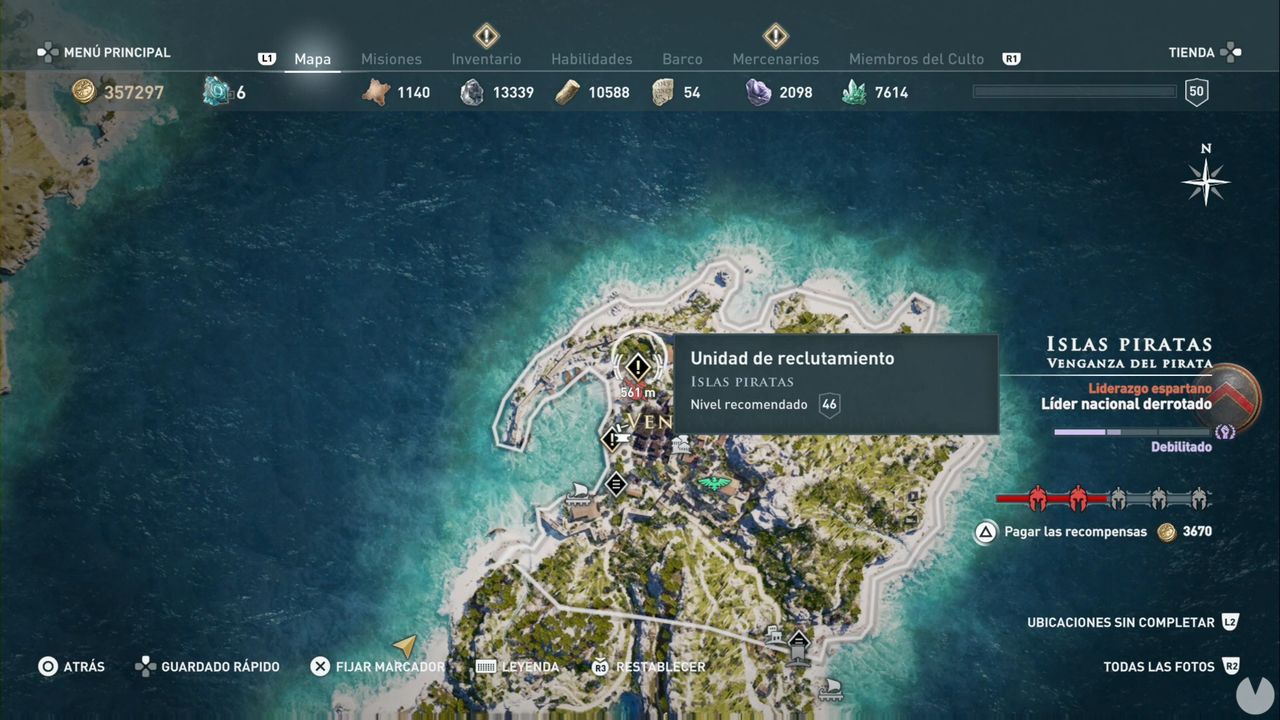 Unidad de reclutamiento en Assassin s Creed Odyssey Misión secundaria