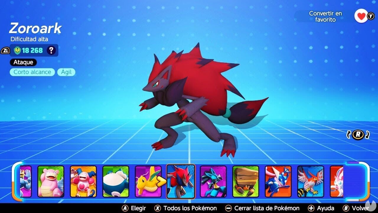 Zoroark en Pokémon Unite Mejor build objetos ataques y consejos