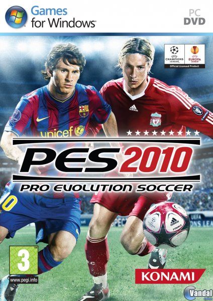 Car�tula Pro Evolution Soccer 2010 Ordenador