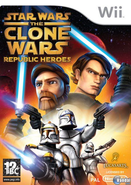 Car�tula Star Wars: The Clone Wars H�roes de la Rep�blica Wii