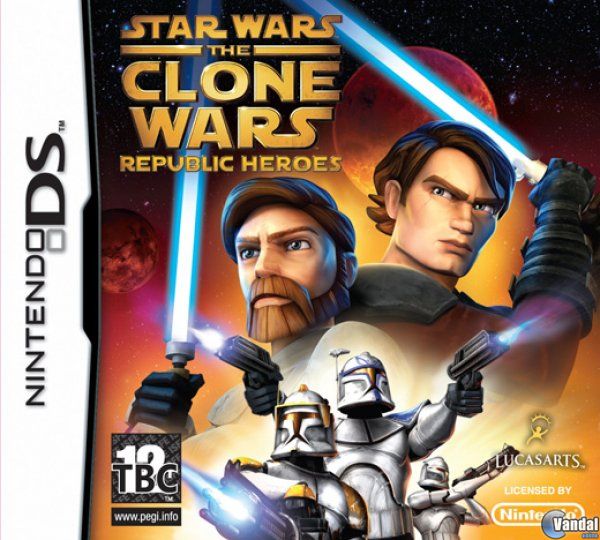 Car�tula Star Wars: The Clone Wars H�roes de la Rep�blica Nintendo DS