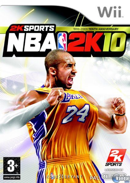 Car�tula NBA 2K10 Wii