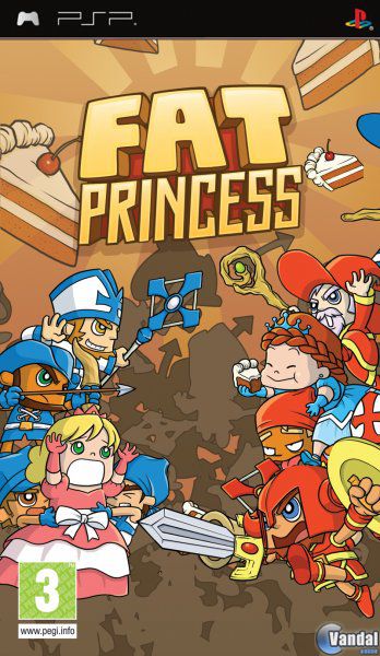 Car�tula Fat Princess PSP