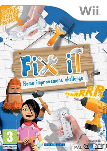 Car�tula Fix It: Home Improvement Challenge Wii