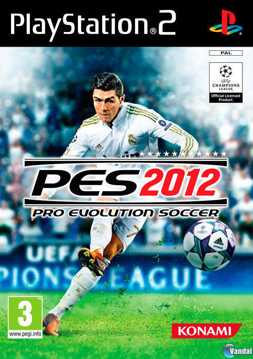 Car�tula Pro Evolution Soccer 2012 PlayStation 2