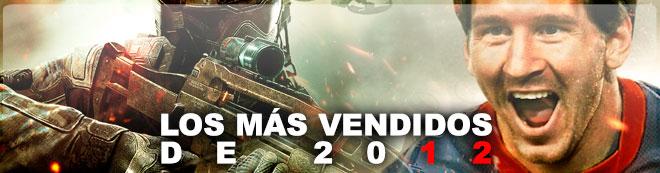 Los más vendidos de 2012