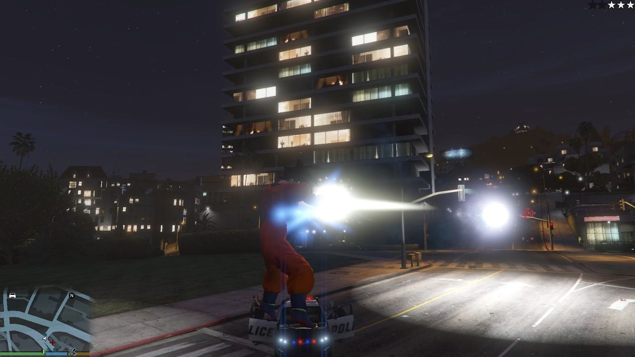 Goku da rienda suelta a sus poderes en Grand Theft Auto V gracias a un mod