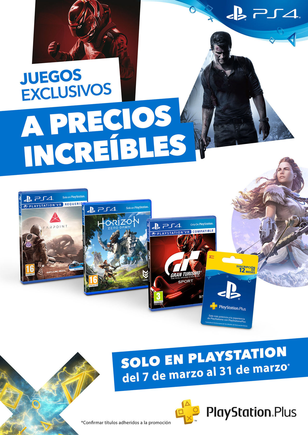 Marzo llega con grandes rebajas en los exclusivos de PS4 y en PS Plus
