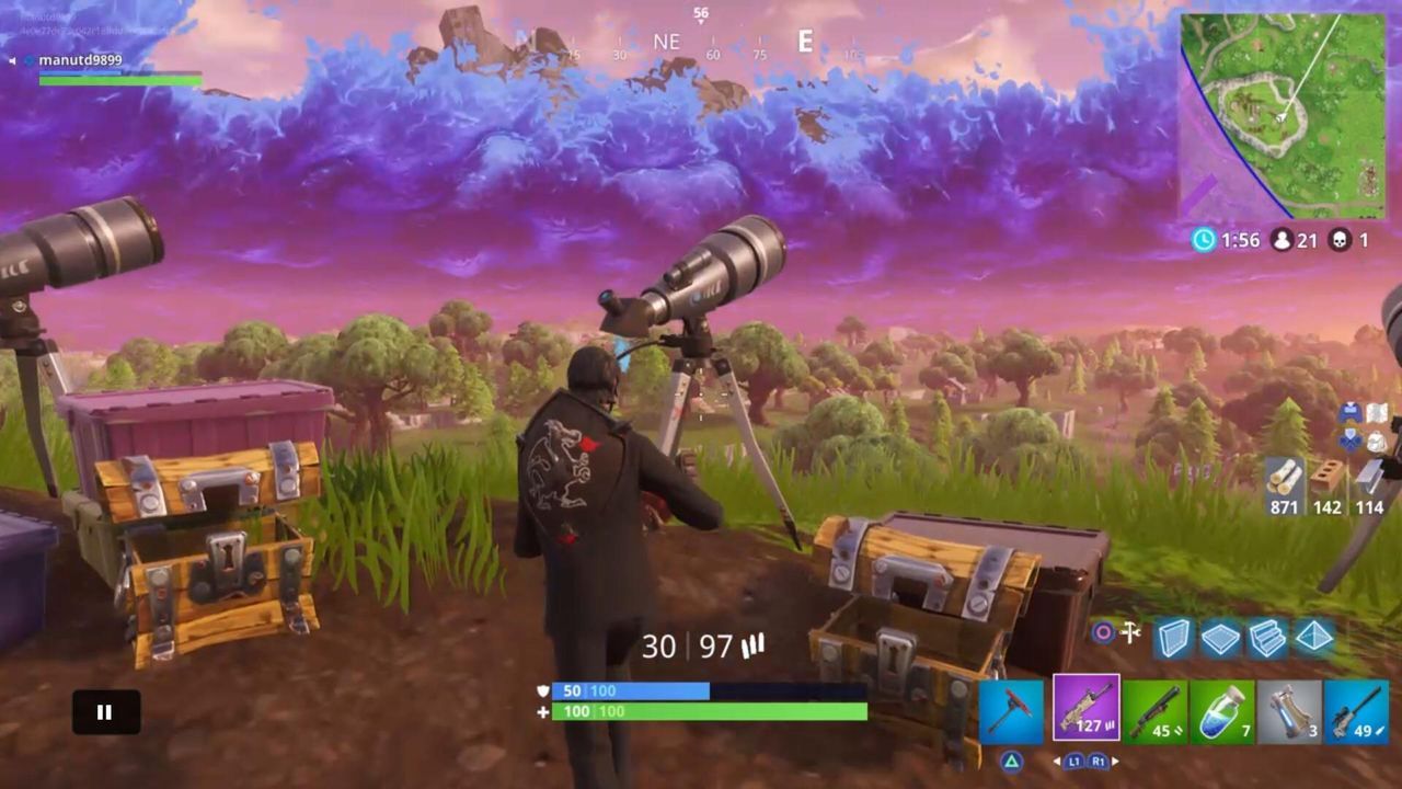 Un cometa cruza el cielo de Fortnite Battle Royale y comienzan las teorías