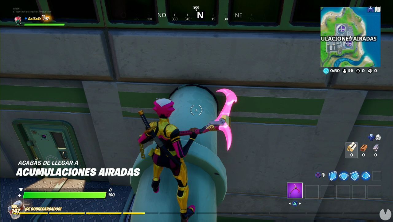 Desaf O Fortnite Busca Diferentes Llaves Para Tubos Dorados Localizaci N