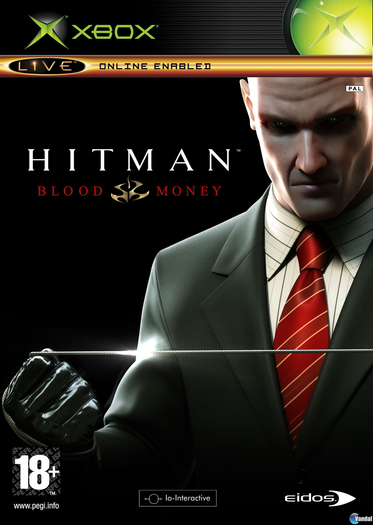 Car�tula Hitman: Blood Money Xbox