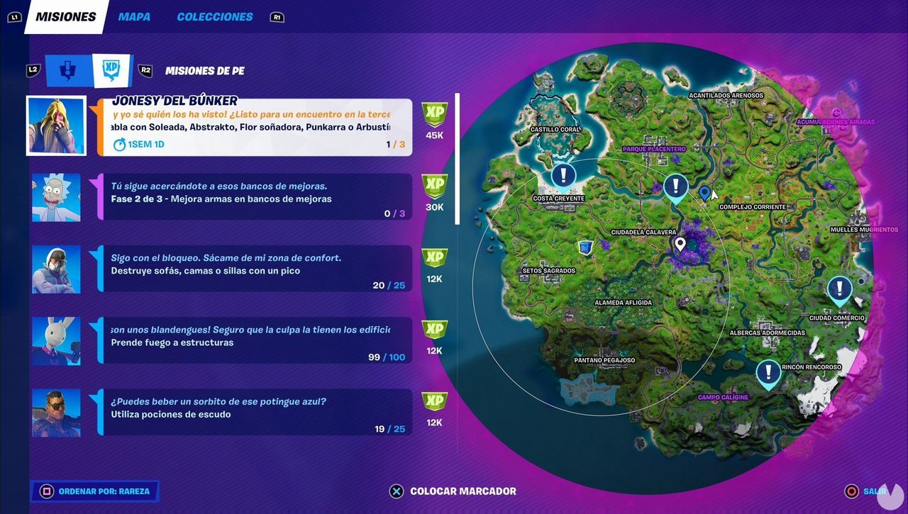 Fortnite Misiones Y Desaf Os Semana Temporada Soluci N Y