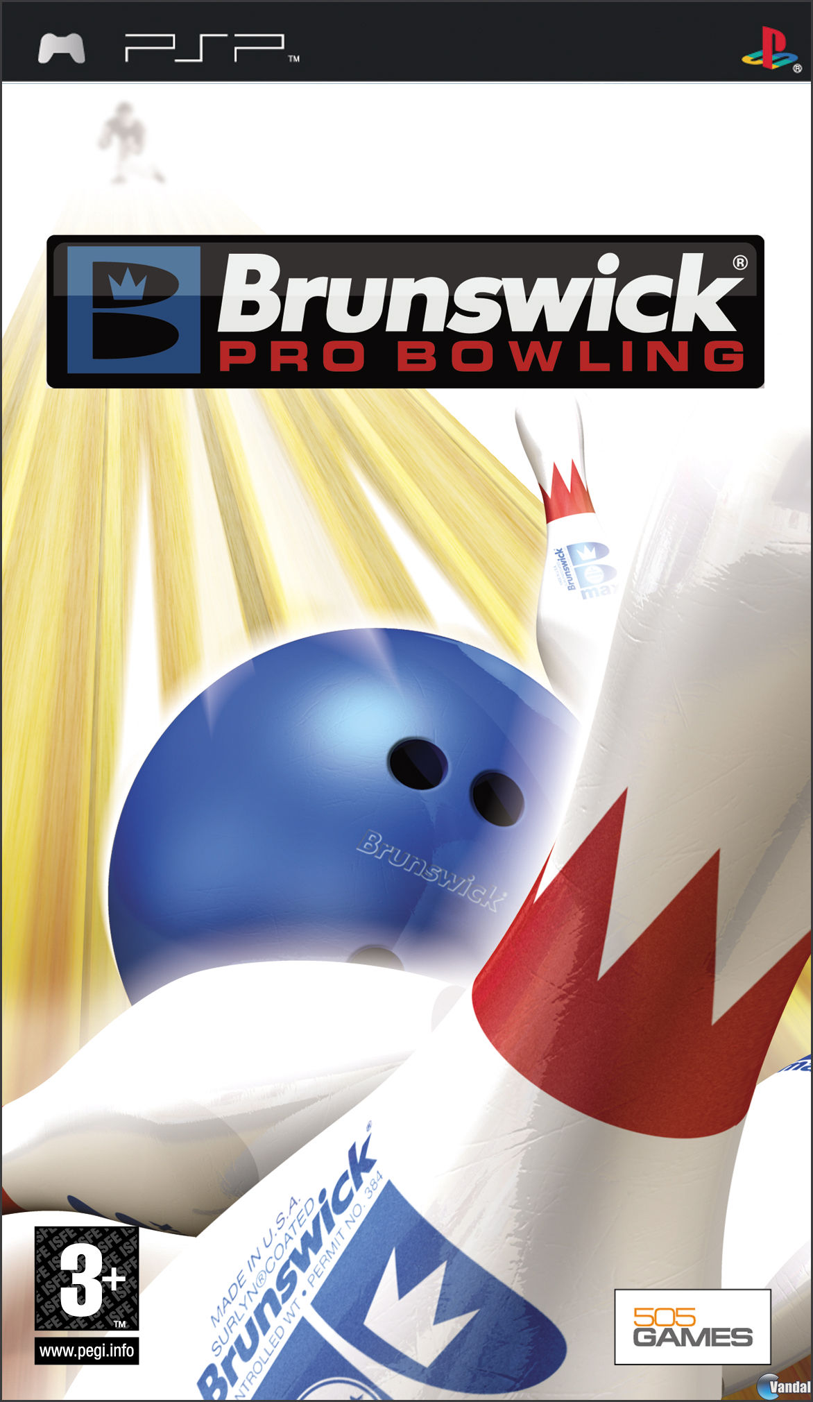 Car�tula Brunswick Pro Bowling PSP