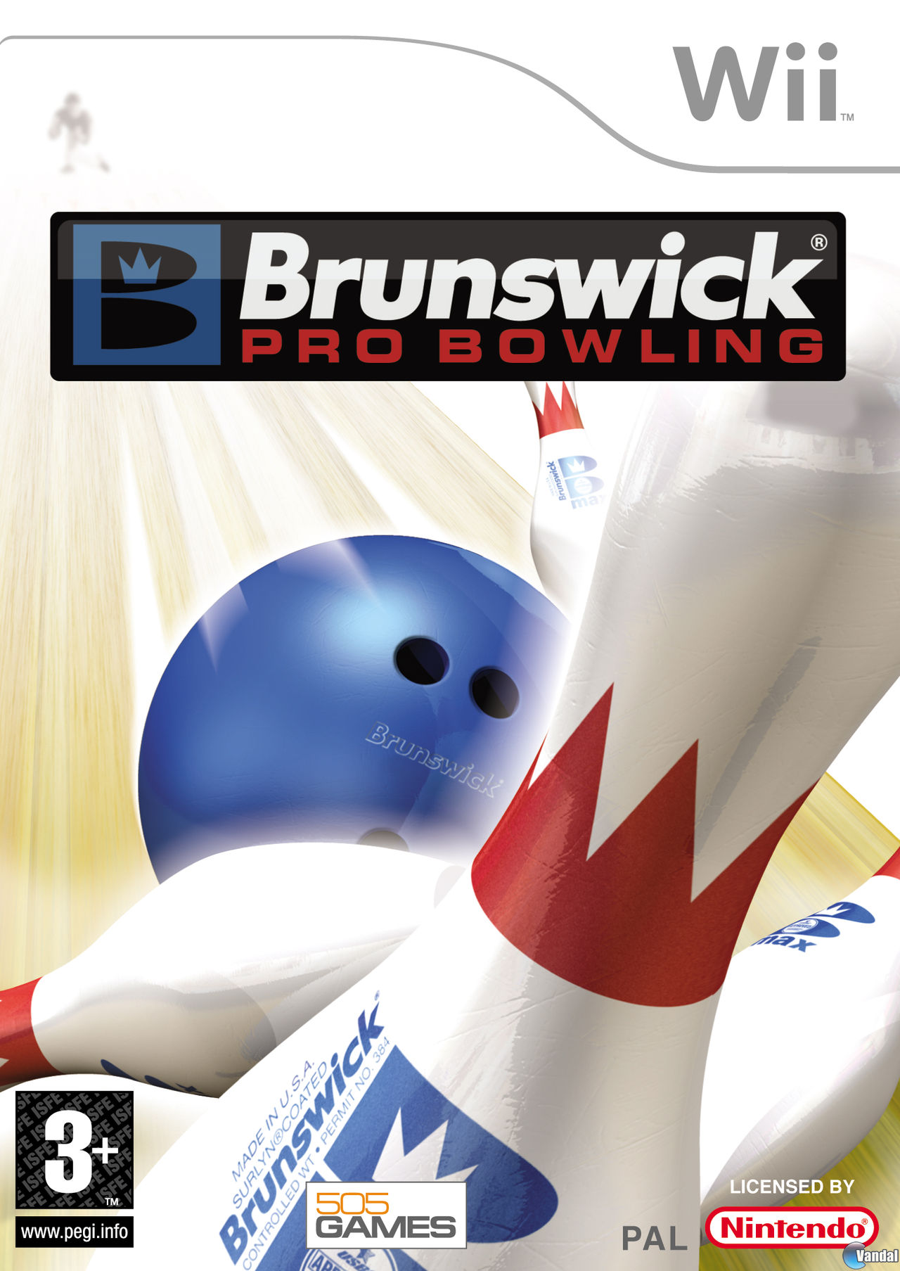Car�tula Brunswick Pro Bowling Wii