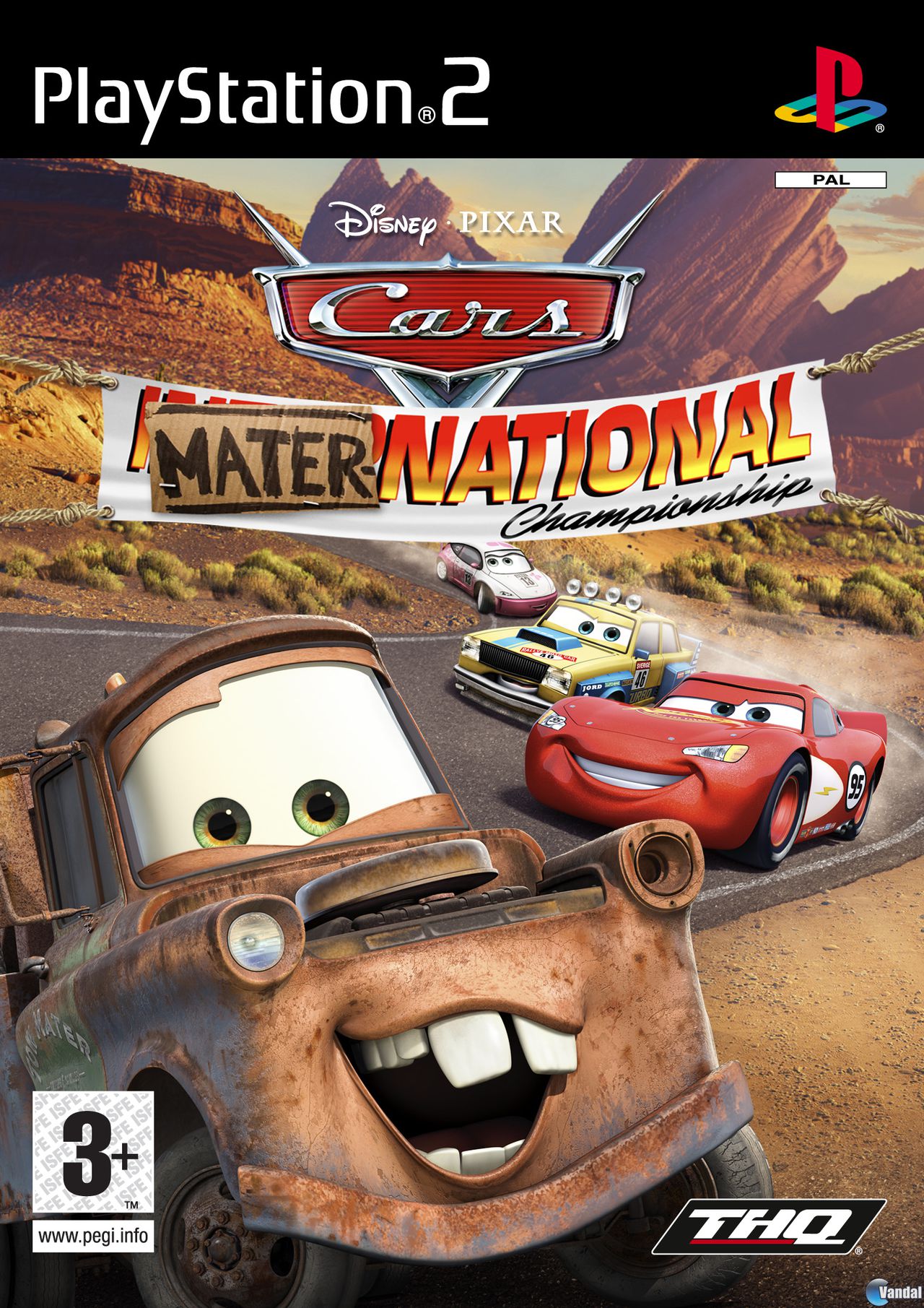 Car�tula Cars Mater-National PlayStation 2