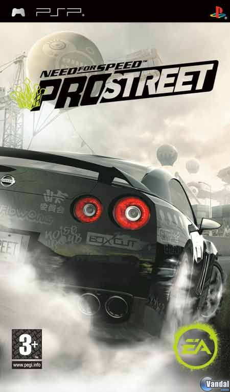 Car�tula Need for Speed ProStreet PSP