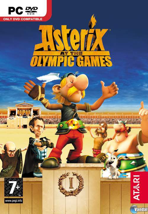 Car�tula Asterix en los Juegos Ol�mpicos Ordenador