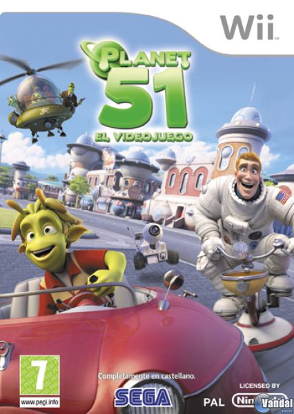 Car�tula Planet 51 Wii
