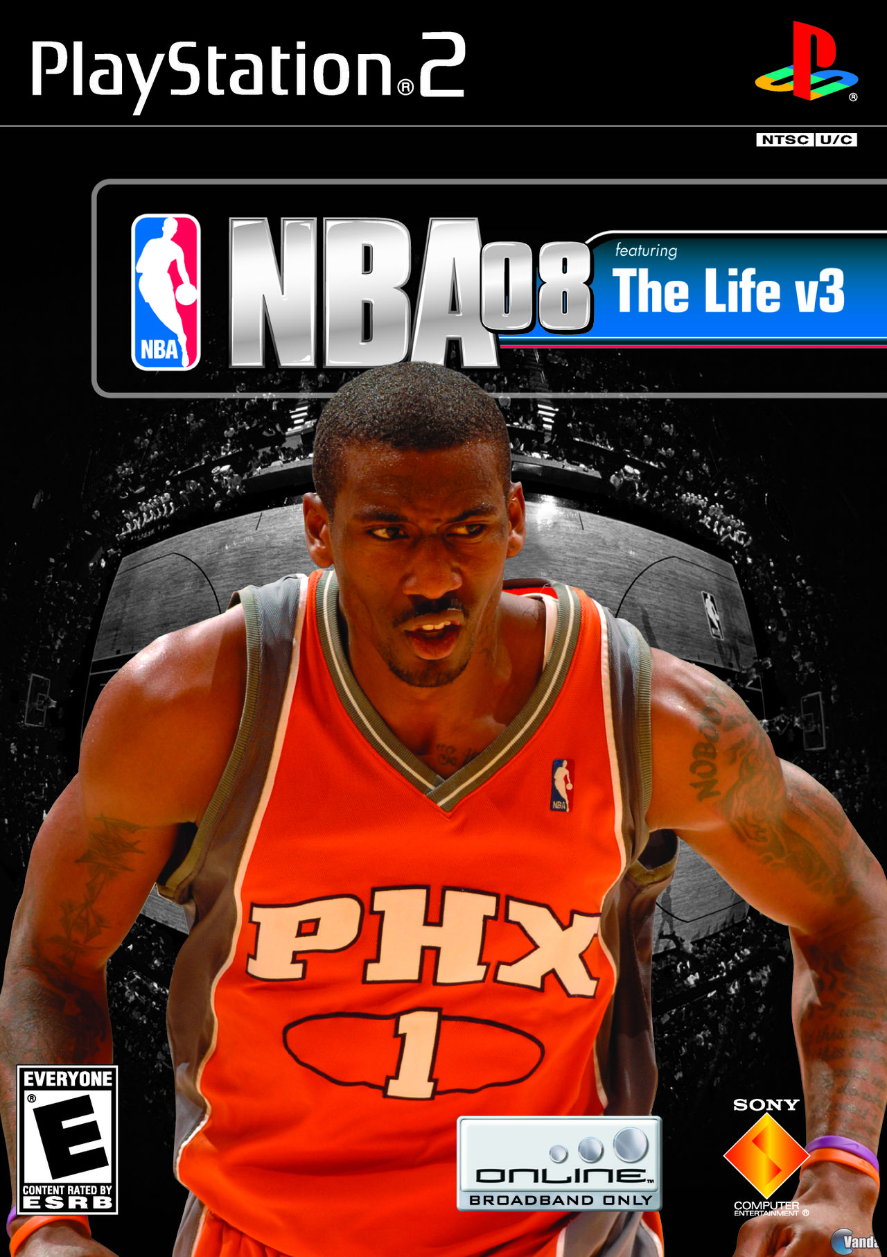 Car�tula NBA 08 PlayStation 2