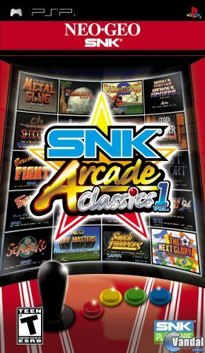 Car�tula SNK ARCADE CLASSICS: VOLUME 1 PSP