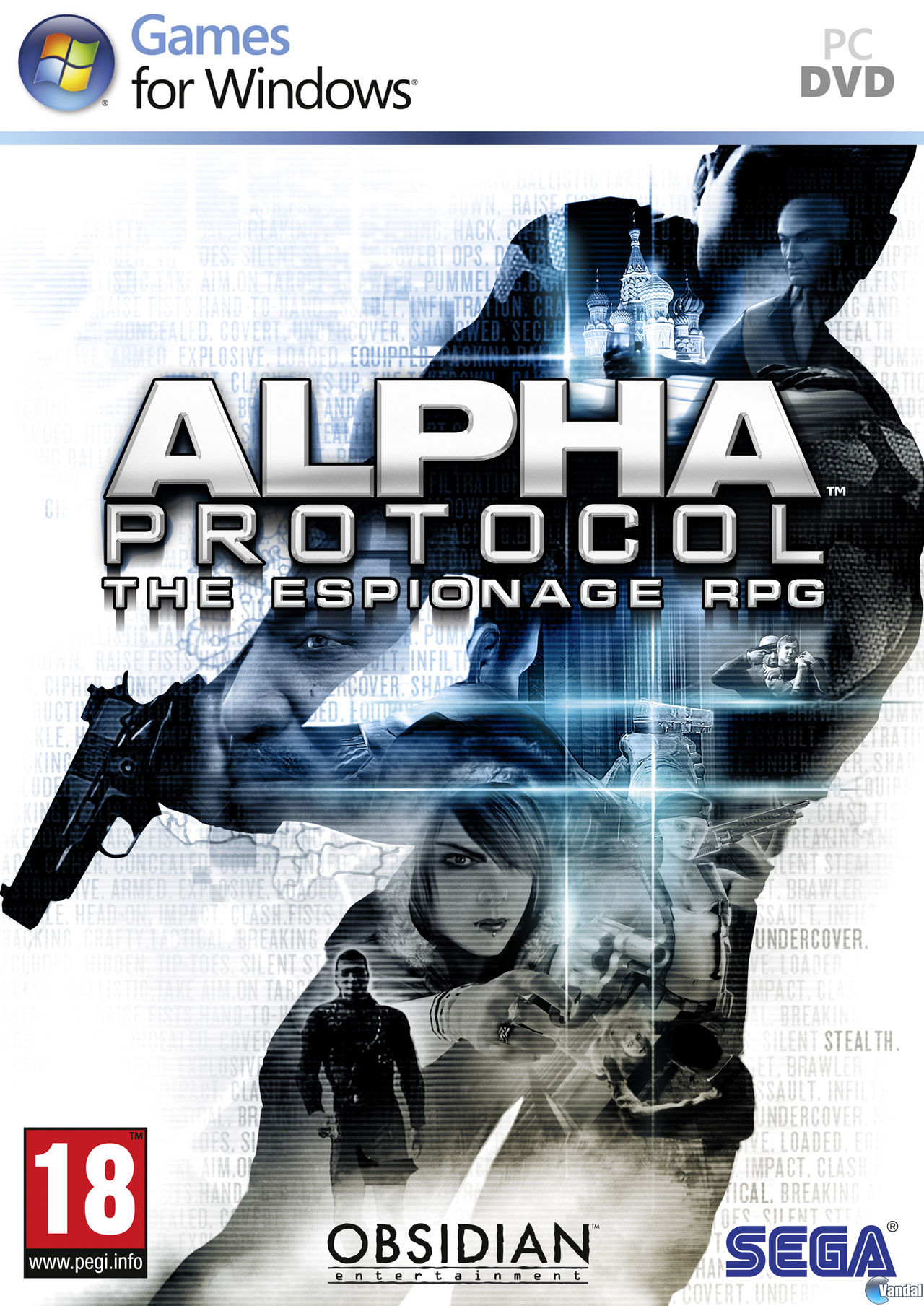 Car�tula Alpha Protocol Ordenador