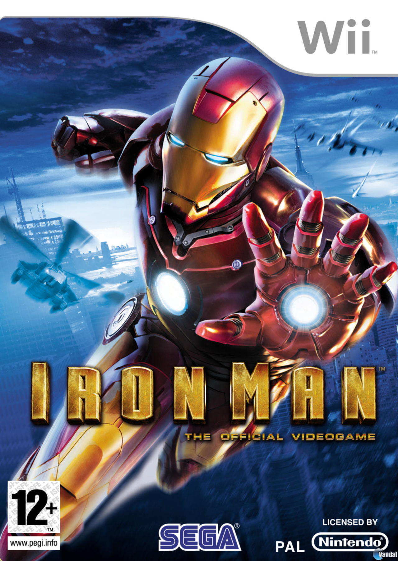 Car�tula Iron Man Wii