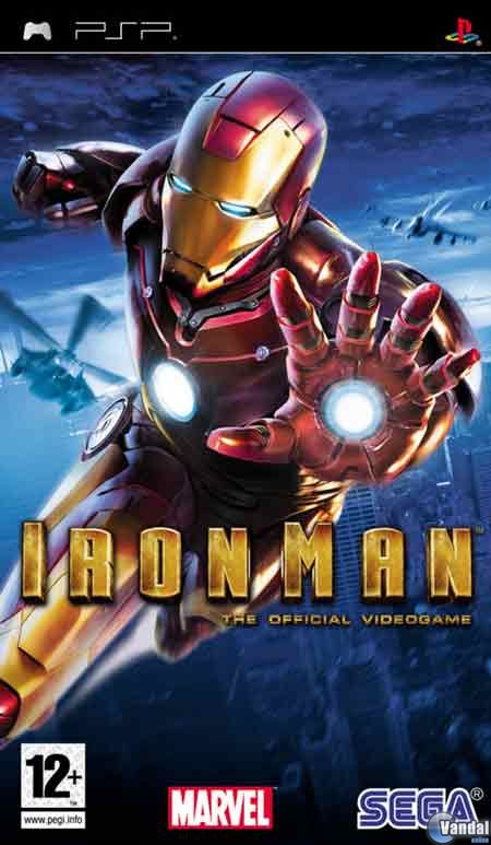 Car�tula Iron Man PSP