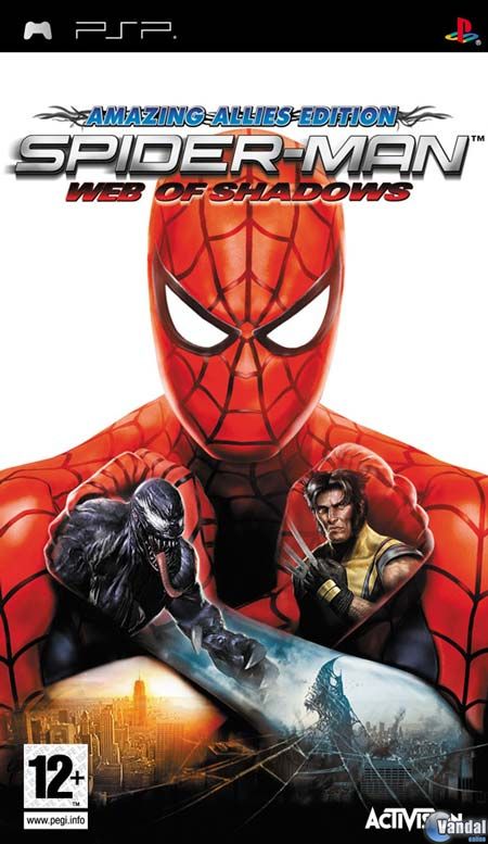 Car�tula Spider-Man: Web of Shadows PSP